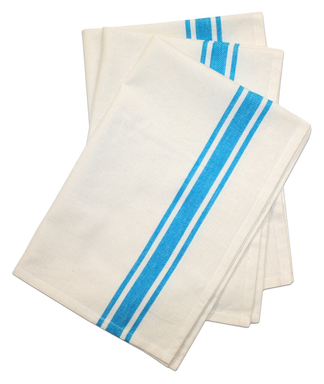 Aunt Martha's Stitch 'em Up Striped Tea Towels in Various Colors (package of 3 towels)